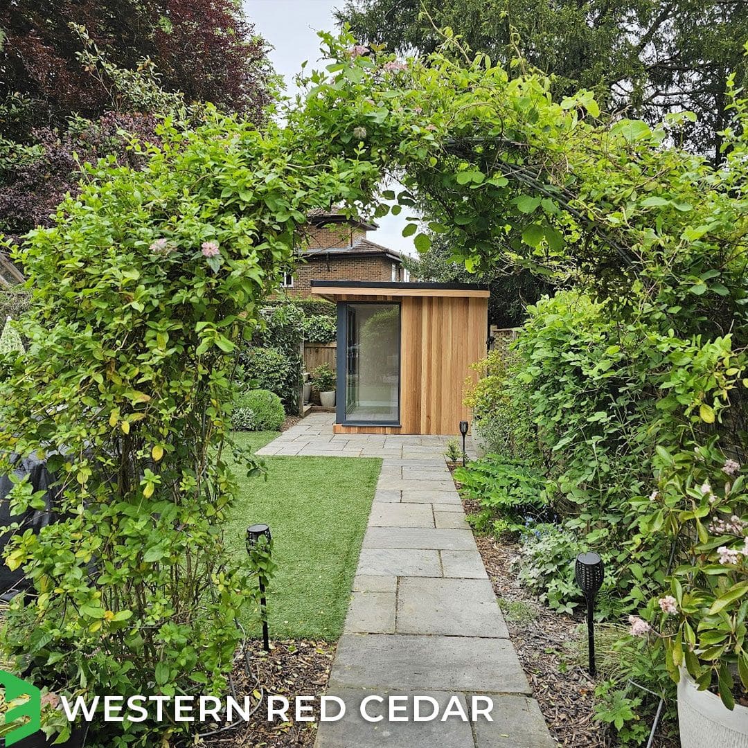 Garden room at end of garden