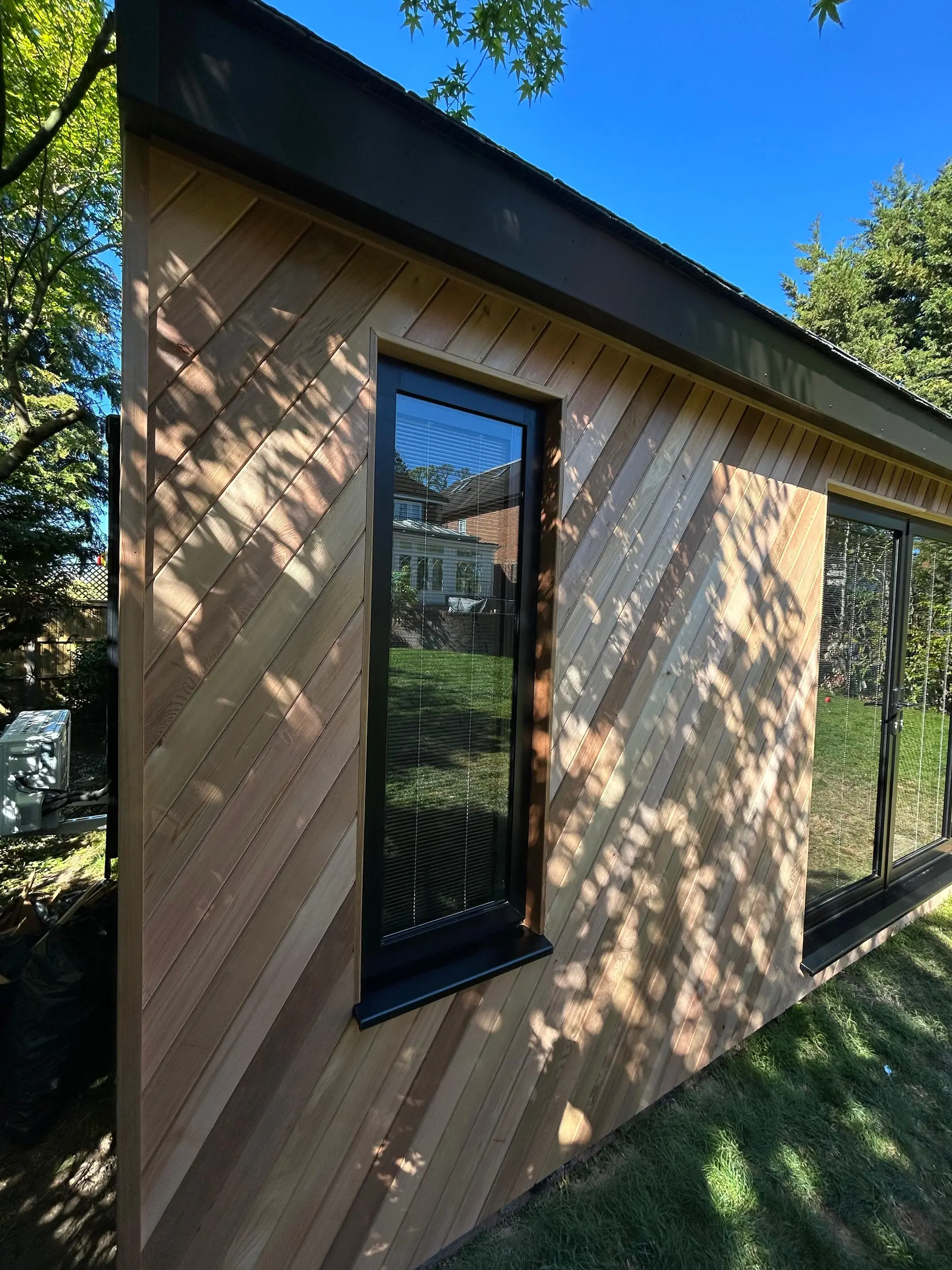 Golf simulator setup — Mark Morgan garden room