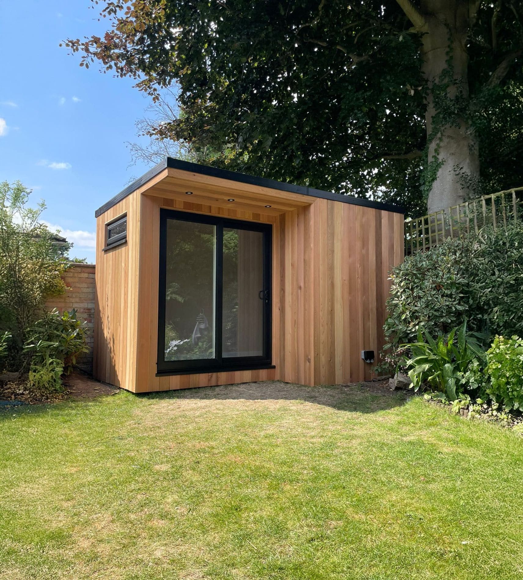 Bespoke shaped garden pod