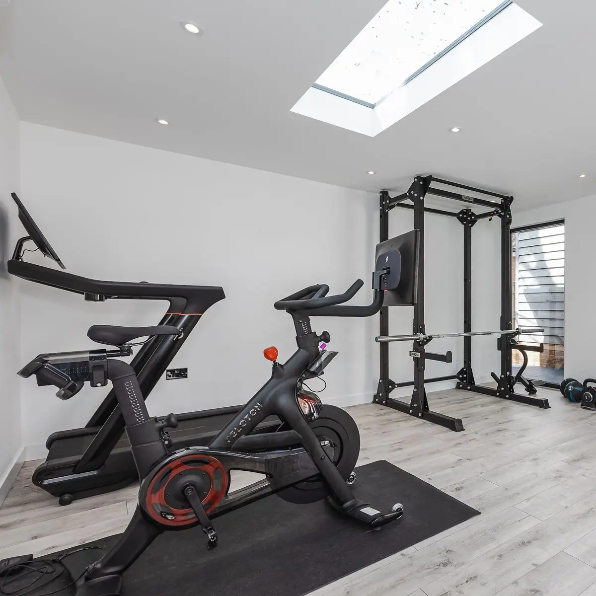 Garden gym interior view