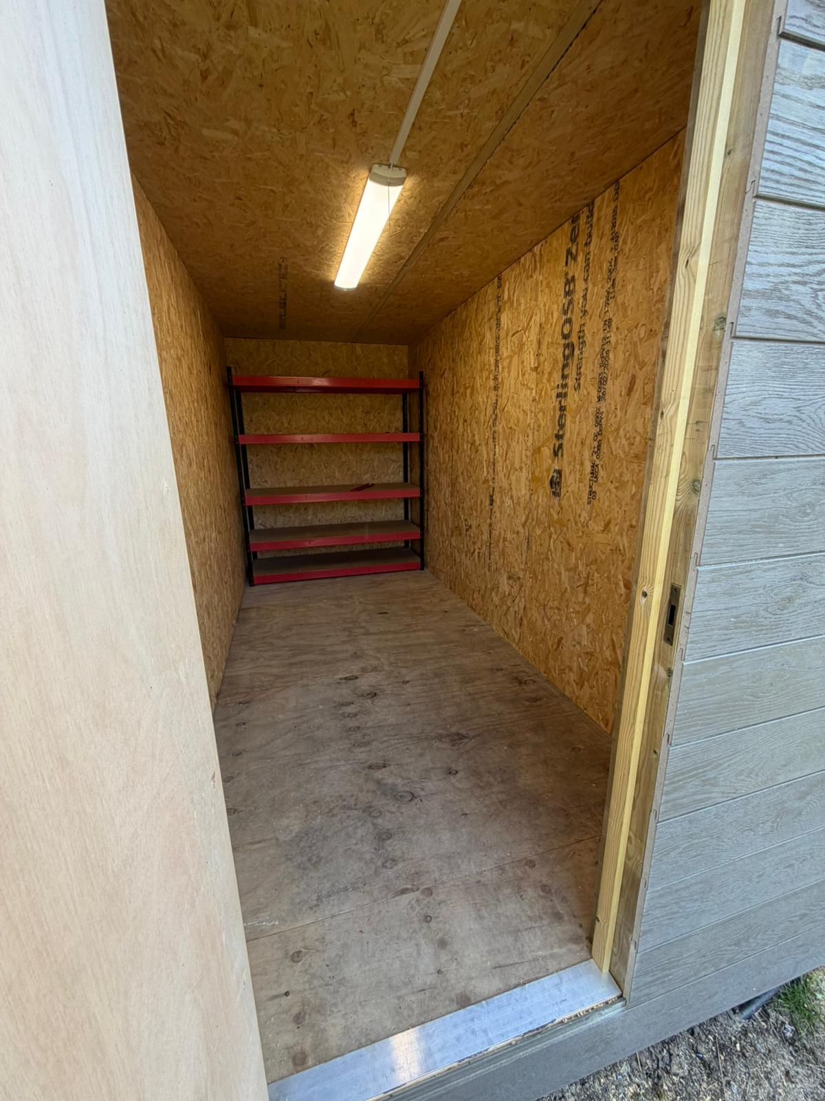 Inside the hidden storage room