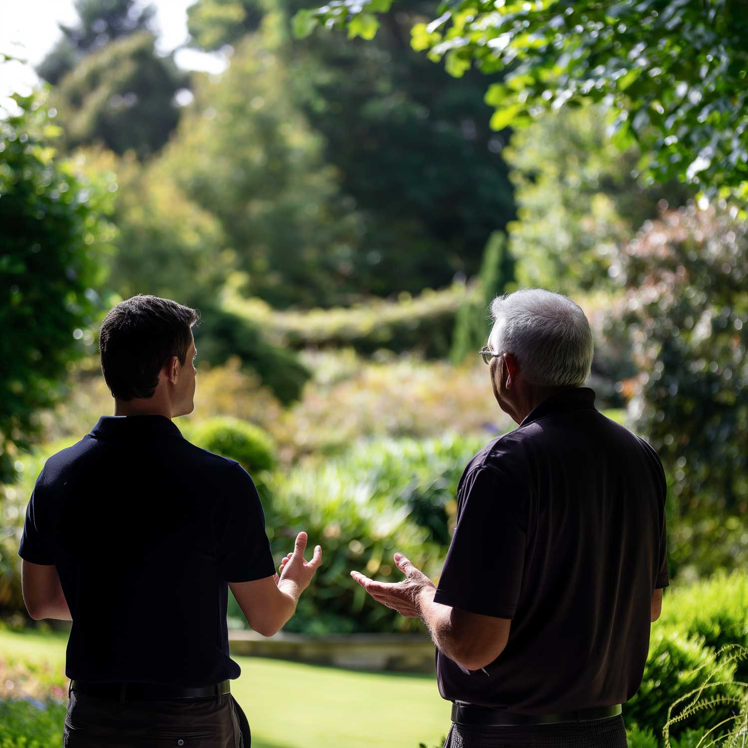 The Green Rooms team on a site consultation in Surrey